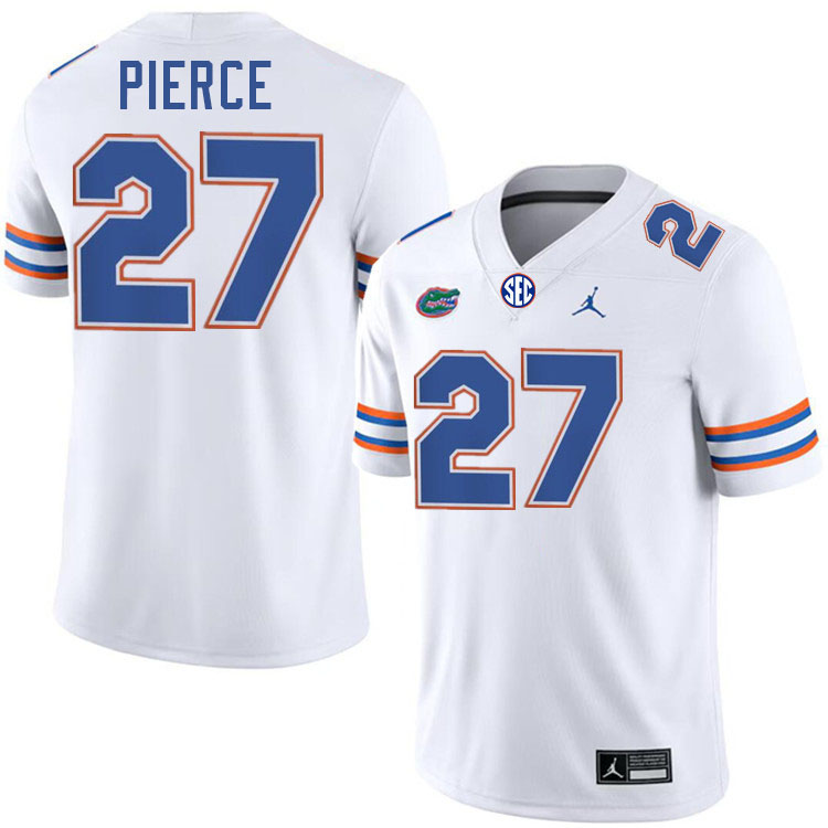 Dameon Pierce Florida Jersey,Florida Gators #27 Dameon Pierce Jersey Youth Uniforms-White Dameon Pierce Florida Jersey,Florida Gators #27 Dameon Pierce Jersey Youth Uniforms-White